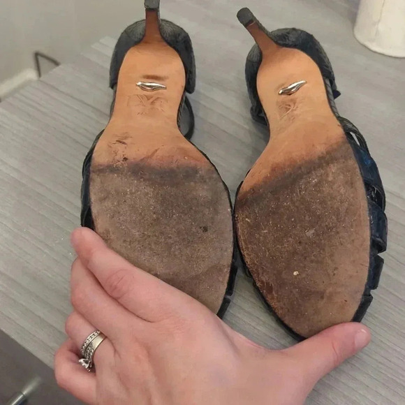 DIANE Von Furstenberg jemna snake skin heel - Picture 8 of 13